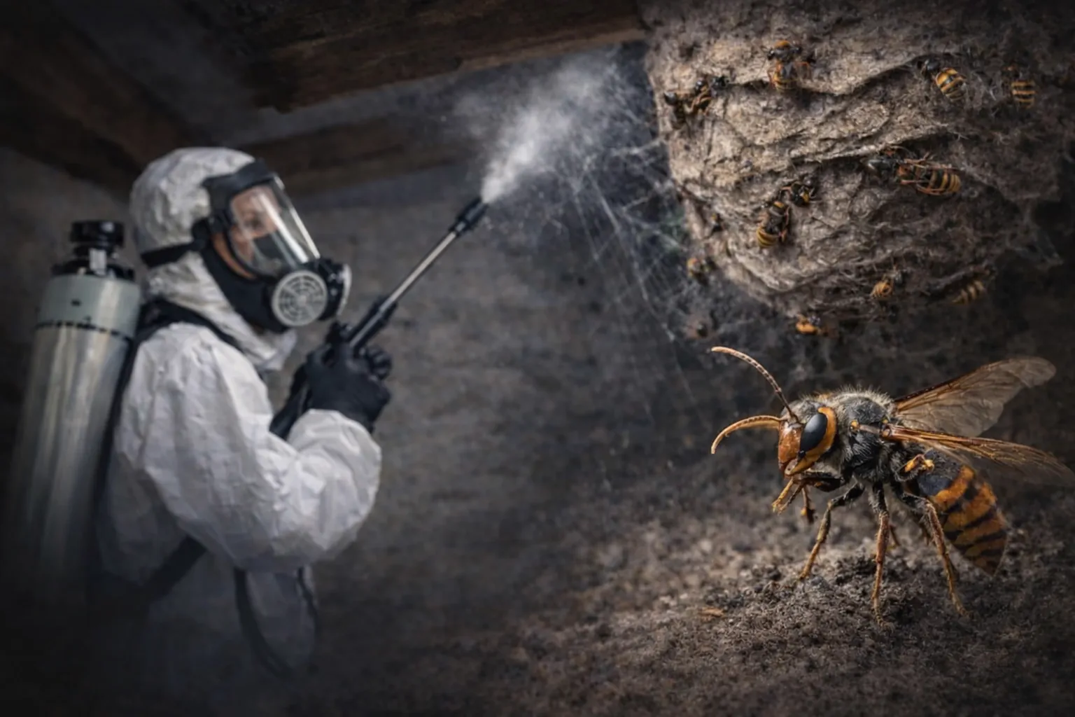 Уничтожение шершней не дорого